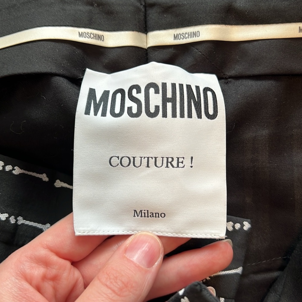 Moschino Couture Resort 2020 Skeleton Dress Pants - Picture 5 of 6